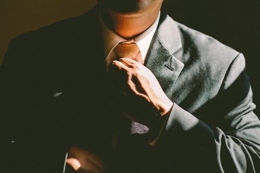 man in tie